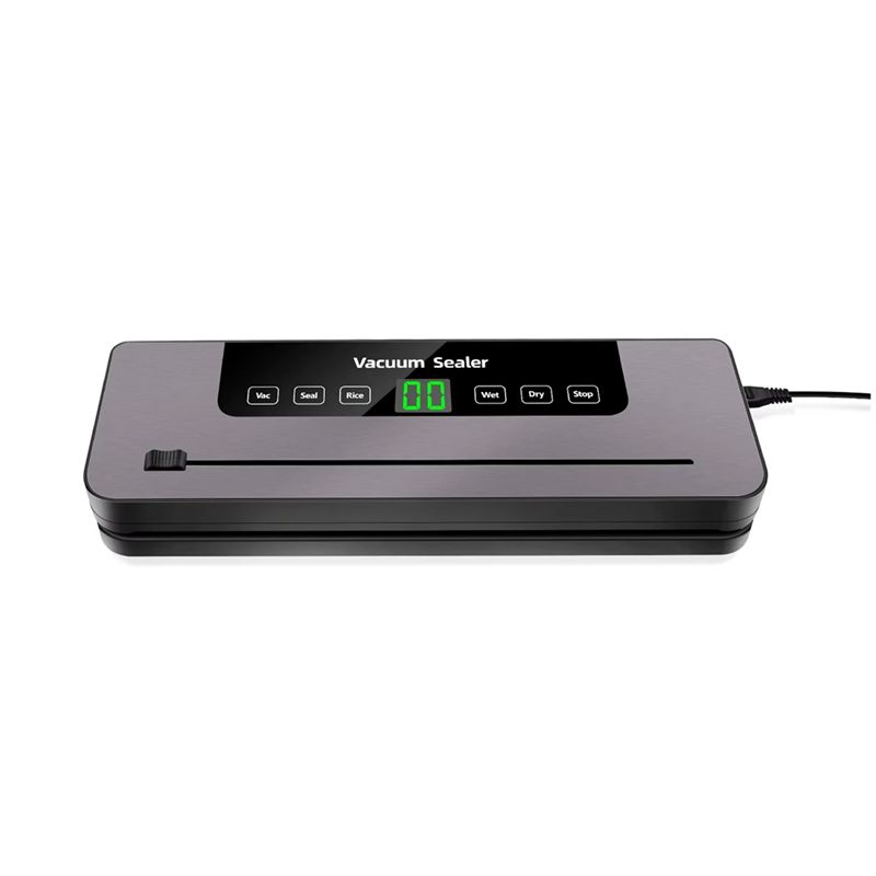 Food Vacuum Sealer Machine - ABZC-เครื่องซีลสูญญากาศไฟฟ้า สำหรับเก็บอาหาร บรรจุภัณฑ์แบบแห้งและเปียก พร้อมถุงซีลฟรี 10 ชิ้น