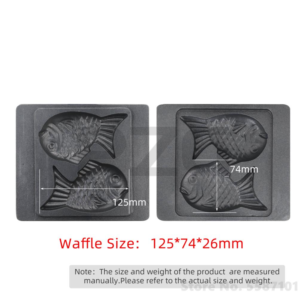 เครื่องทำไทยากิแก๊สสแตนเลส 2 ช - Mini Waffle Maker Machine บทวิจารณ์และราคา