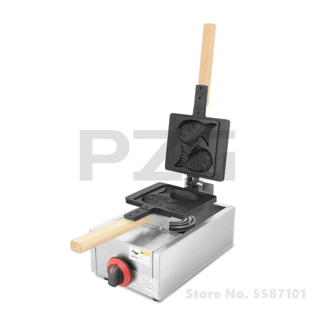 เครื่องทำไทยากิแก๊สสแตนเลส 2 ช - Mini Waffle Maker Machine บทวิจารณ์และราคา