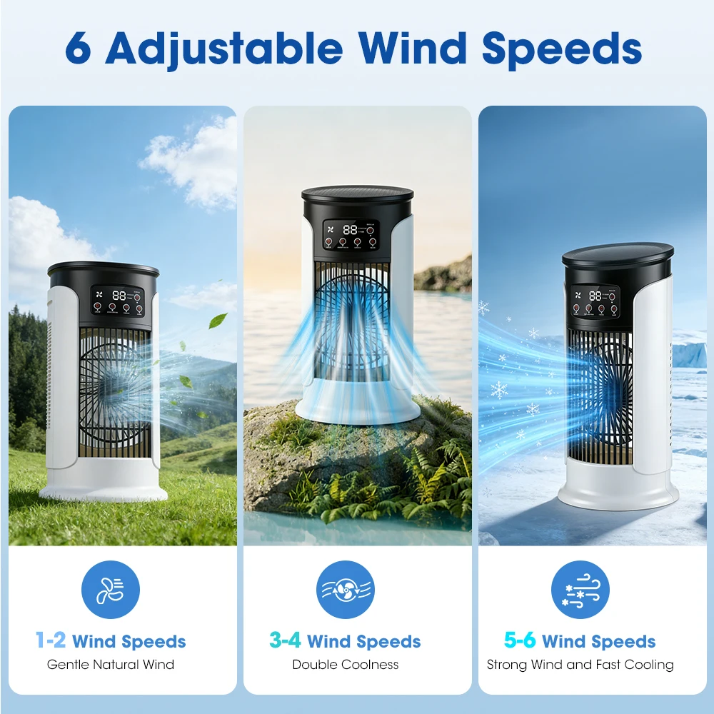 พัดลมปรับอากาศ 3 in 1 แบบพกพา  - Air Conditioners บทวิจารณ์และราคา