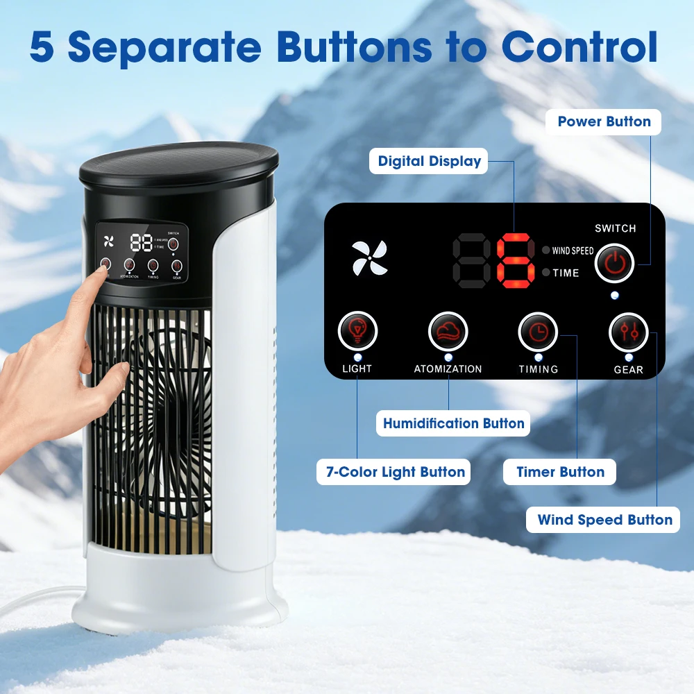 พัดลมปรับอากาศ 3 in 1 แบบพกพา  - Air Conditioners บทวิจารณ์และราคา