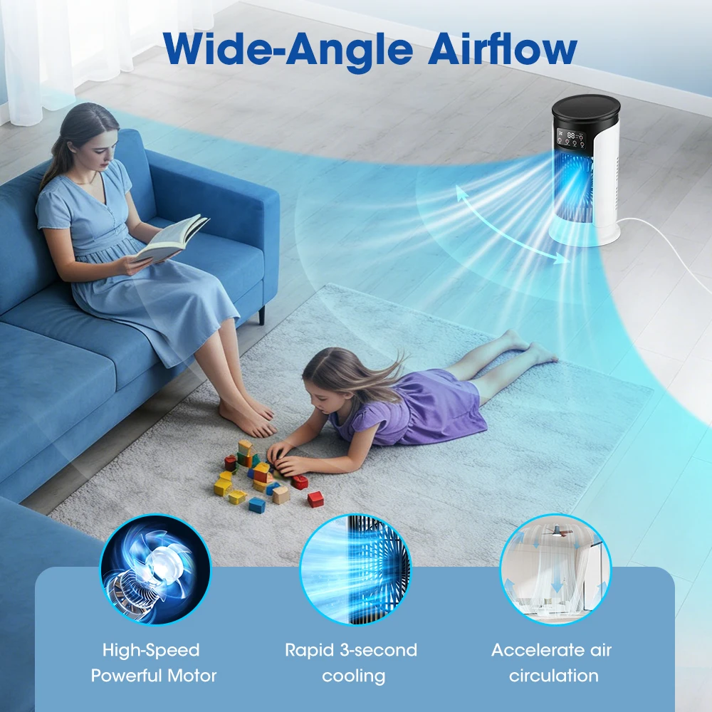 พัดลมปรับอากาศ 3 in 1 แบบพกพา  - Air Conditioners บทวิจารณ์และราคา